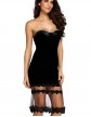 Rochie Eleganta din Catifea Neagra LC60873B2